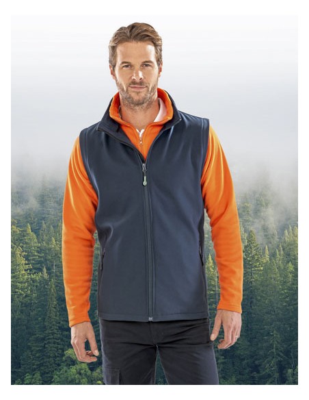 RES-R232M-Men's Printable Softshell Bodywarmer with Recycled Fleece Inner 2